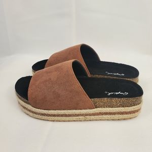 Vegan Seude Slides
